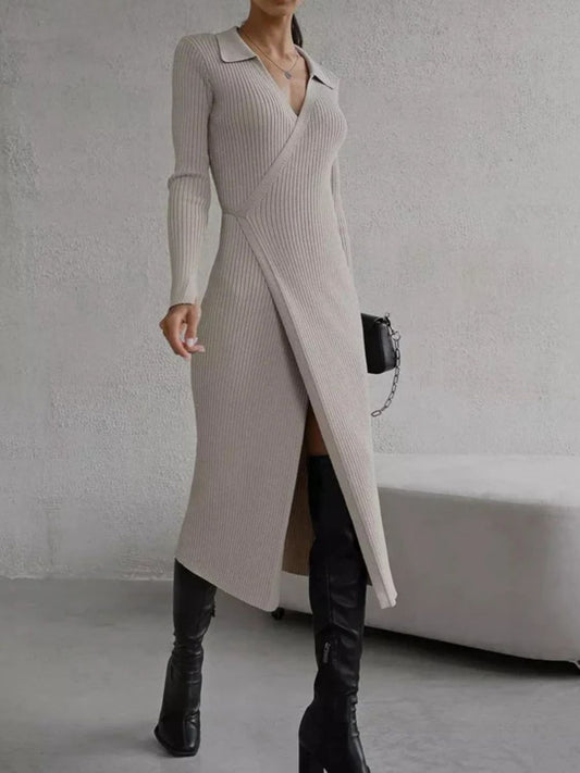 Tied  Sweater Dress