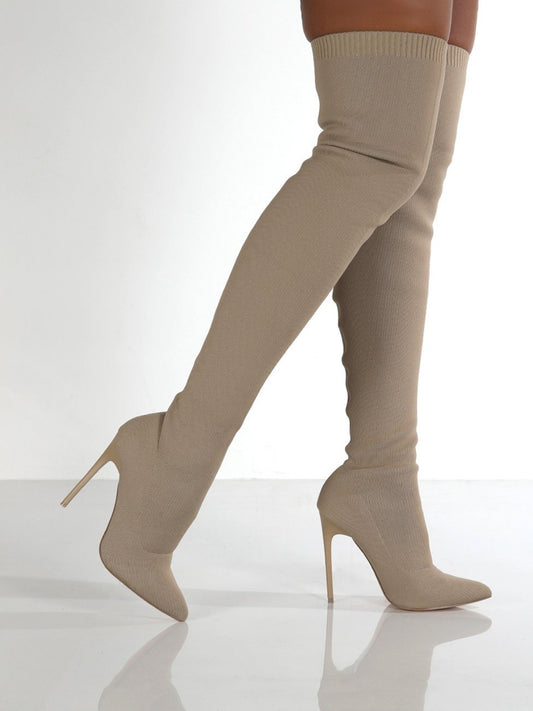 Point Toe  Stiletto Boots